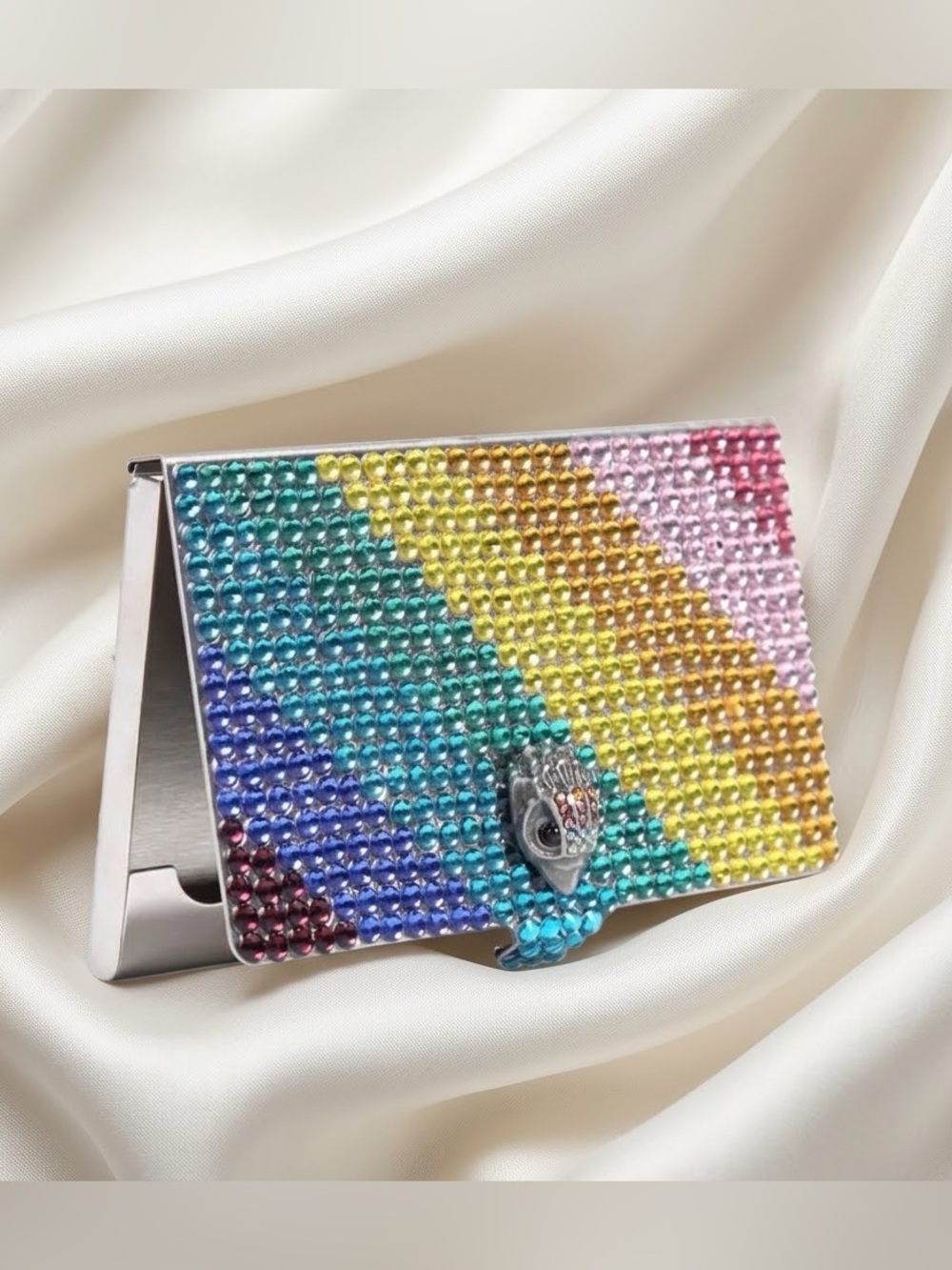 NWT Kurt Geiger Crystal Card Case